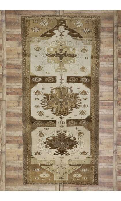 6 x 13 Vintage Turkish Kars Rug 53575