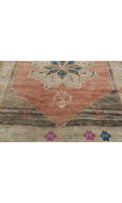 5 x 12 Vintage Turkish Oushak Rug 53578