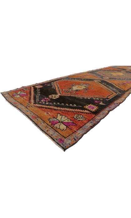 5 x 15 Vintage Turkish Kars Rug 53581