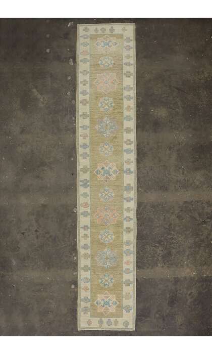 3 x 16 Contemporary Turkish Oushak Runner 53585