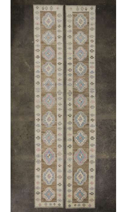 3 x 20 Extra Long Oushak Rug Runner 53587