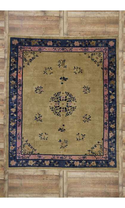 8 x 10 Antique Chinese Peking Rug 78130