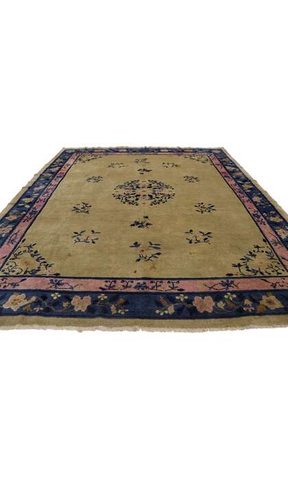 8 x 10 Antique Chinese Peking Rug 78130