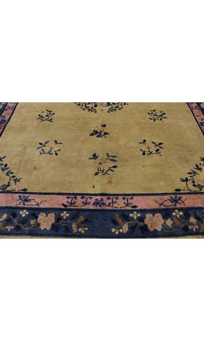 8 x 10 Antique Chinese Peking Rug 78130