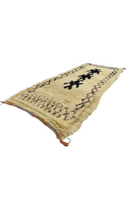 3 x 7 Vintage Berber Moroccan Azilal Rug 21574