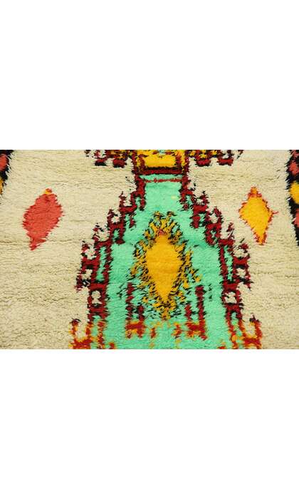 4 x 5 Vintage Berber Moroccan Azilal Rug 21570