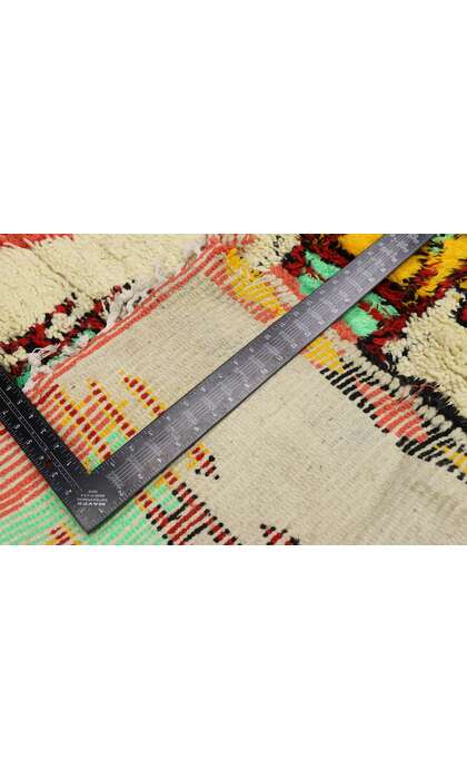 4 x 5 Vintage Berber Moroccan Azilal Rug 21570