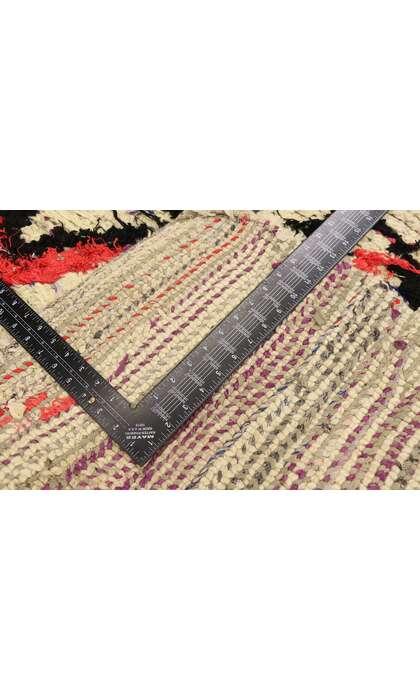 3 x 5 Vintage Berber Moroccan Boucherouite Rug 21532