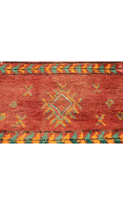 3 x 4 Vintage Berber Red Moroccan Rug 21533