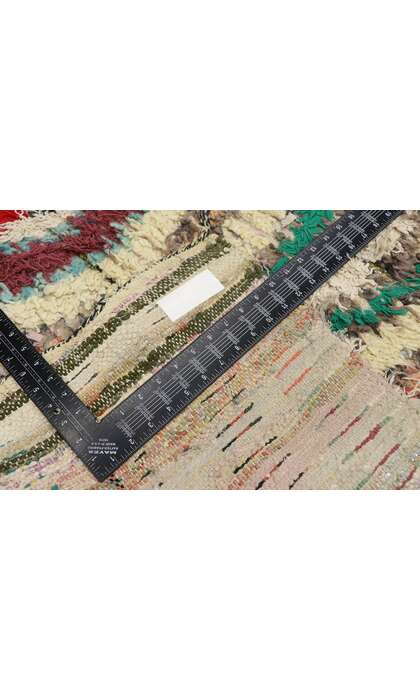 2 x 5 Vintage Berber Moroccan Boucherouite Rug 21534