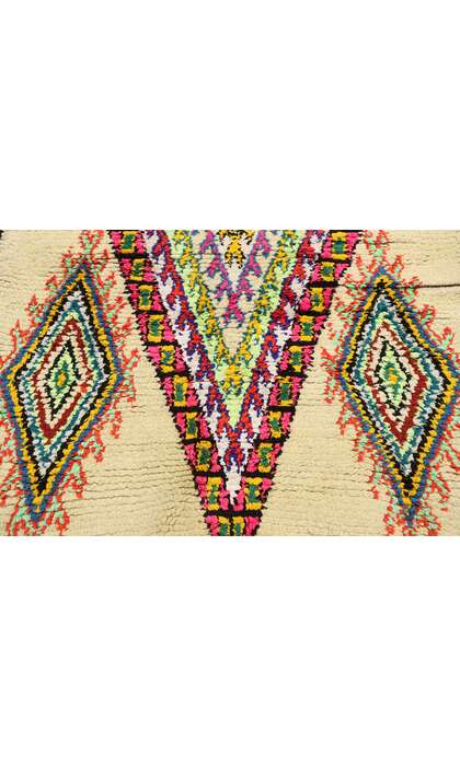 3 x 7 Vintage Berber Moroccan Azilal Rug 21535