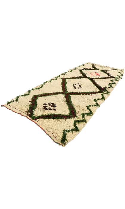 2 x 5 Vintage Berber Moroccan Azilal Rug 21540