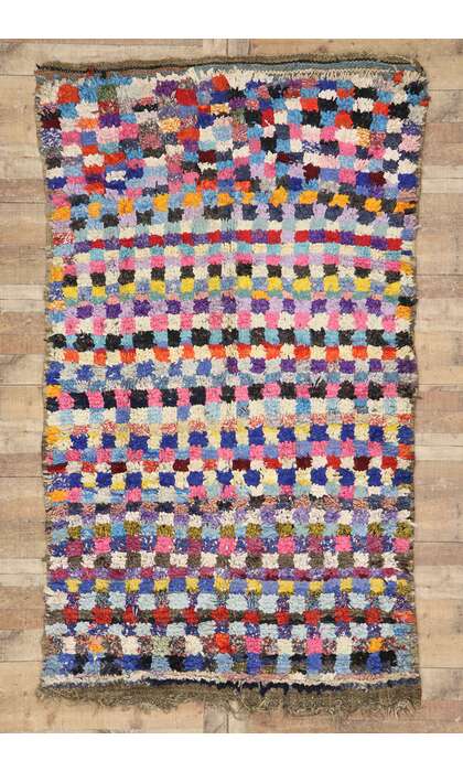 5 x 8 Vintage Moroccan Rug 21544