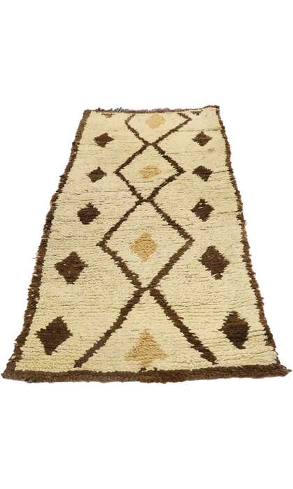 2 x 5 Vintage Berber Moroccan Azilal Rug 21551