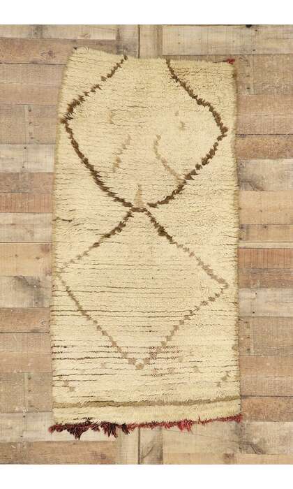 3 x 5 Vintage Moroccan Azilal Rug 21553