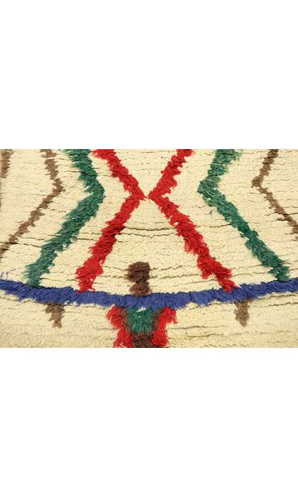 3 x 4 Vintage Berber Moroccan Azilal Rug 21554