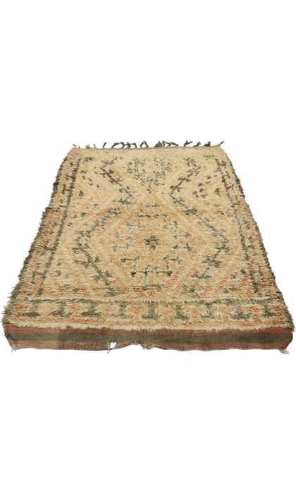 4 x 5 Vintage Beni MGuild Moroccan Rug 21555