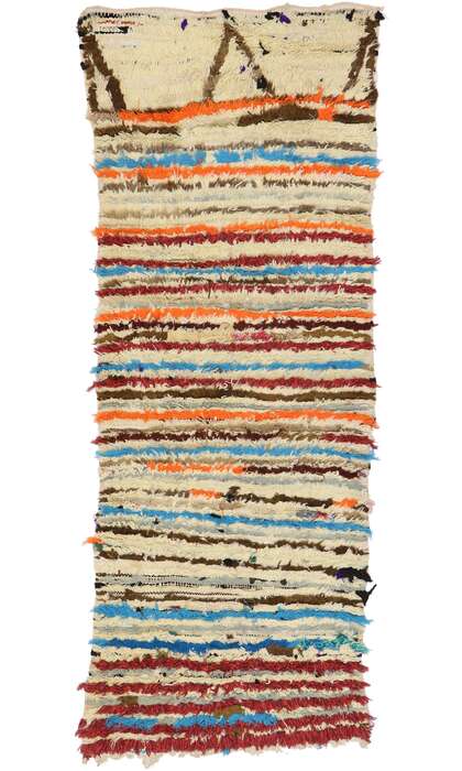 2 x 6 Vintage Berber Moroccan Azilal Rug 21558