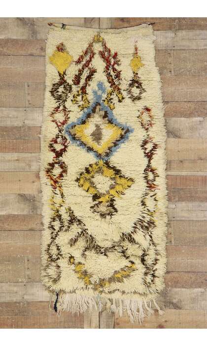 3 x 5 Vintage Berber Moroccan Azilal Rug 21560