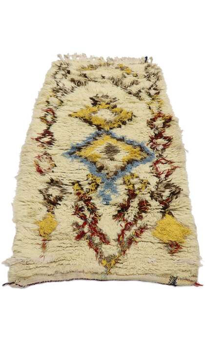 3 x 5 Vintage Berber Moroccan Azilal Rug 21560