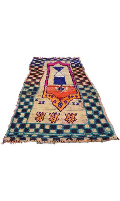 4 x 8 Vintage Moroccan Rug 215694 x 8 Vintage Moroccan Rug 21569