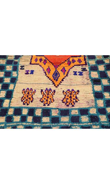 4 x 8 Vintage Moroccan Rug 215694 x 8 Vintage Moroccan Rug 21569