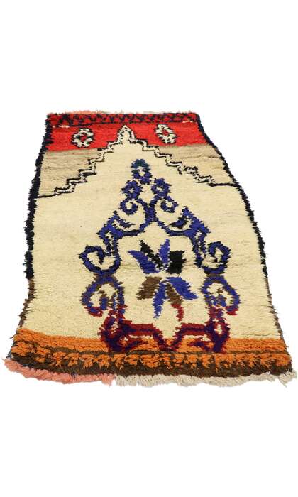 3 x 5 Vintage Moroccan Azilal Rug 21576