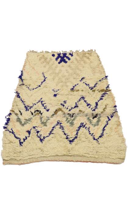 3 x 4 Vintage Berber Moroccan Azilal Rug 21577