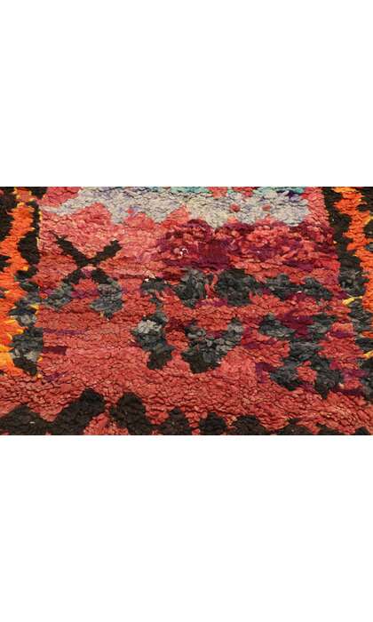 3 x 7 Vintage Red Talsint Moroccan Rug 21581