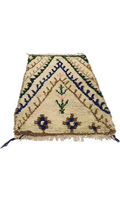 3 x 5 Vintage Berber Moroccan Azilal Rug 21584