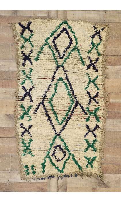 3 x 5 Vintage Moroccan Rug 21590