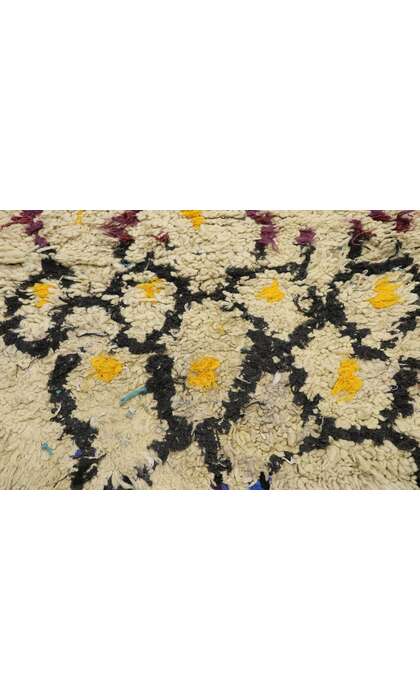 3 x 6 Vintage Moroccan Azilal Rag Rug 21594