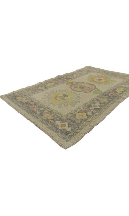 3 x 5 Colorful Oushak Rug 53595