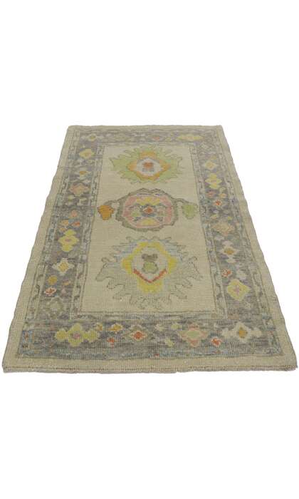 3 x 5 Colorful Oushak Rug 53595