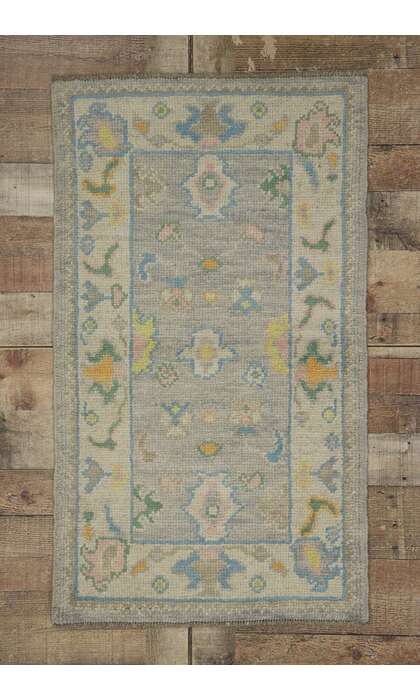 2 x 4 Contemporary Turkish Oushak Rug 53598