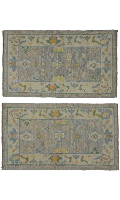 2 x 4 Contemporary Turkish Oushak Rug 53598