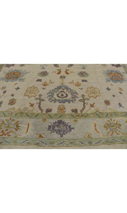 9 x 11 Modern Turkish Oushak Rug 53611