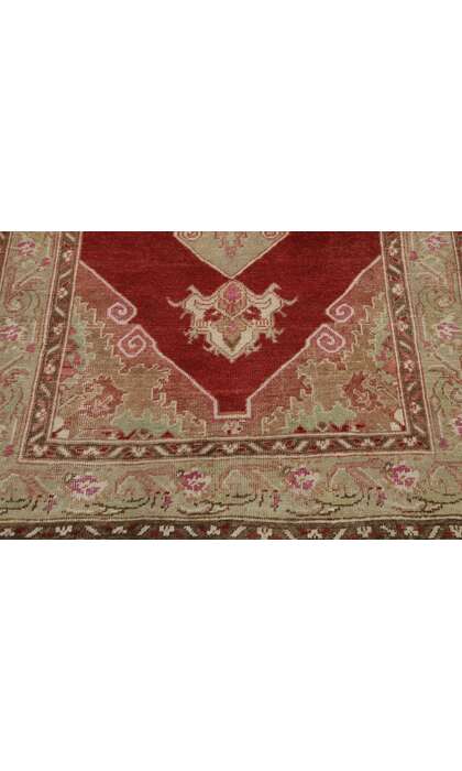 3 x 11 Vintage Turkish Oushak Rug 53614