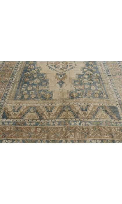 7 x 11 Vintage Turkish Oushak Rug 53621