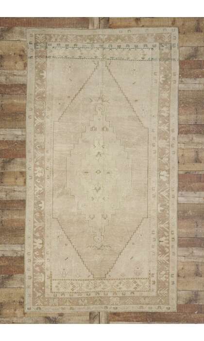 5 x 9 Vintage Turkish Oushak Rug 53624