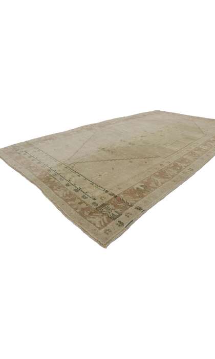 5 x 9 Vintage Turkish Oushak Rug 53624