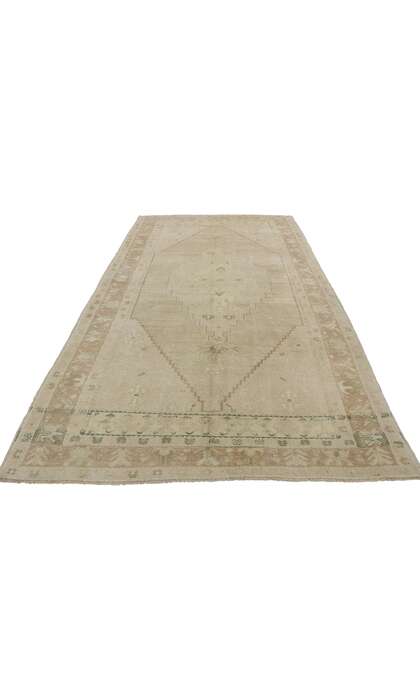 5 x 9 Vintage Turkish Oushak Rug 53624