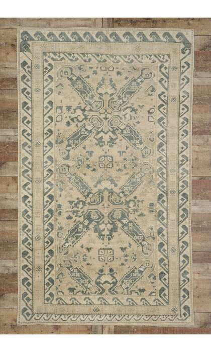 5 x 8 Vintage Turkish Oushak Rug 53625