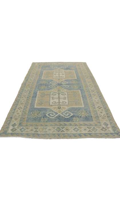 4 x 7 Vintage Turkish Oushak Rug 53626