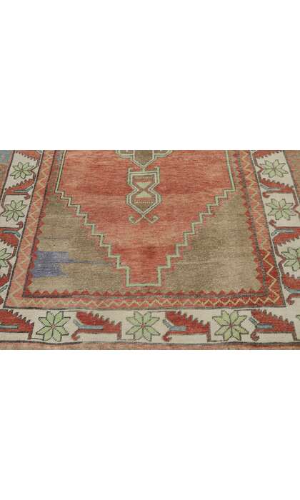 5 x 13 Vintage Turkish Oushak Rug 53628