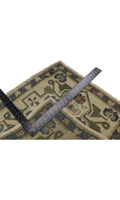 2 x 2 Vintage Turkish Oushak Rug 53645