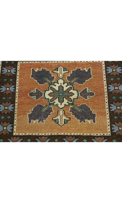 2 x 2 Vintage Turkish Oushak Rug 53647