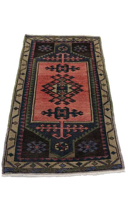 2 x 4 Vintage Turkish Oushak Rug 53648