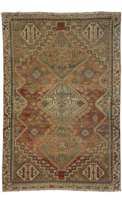 3 x 5 Antique Persian Shiraz Rug 53651