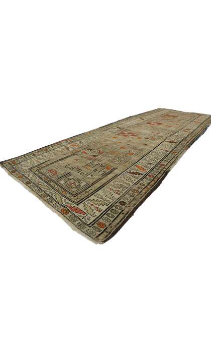 3 x 8 Antique Caucasian Shirvan Rug 53652